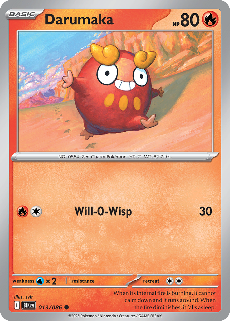 Darumaka 13/86 Black Bolt