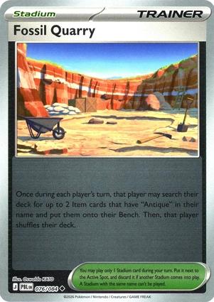 Fossil Quarry 76/84 Pitch Black