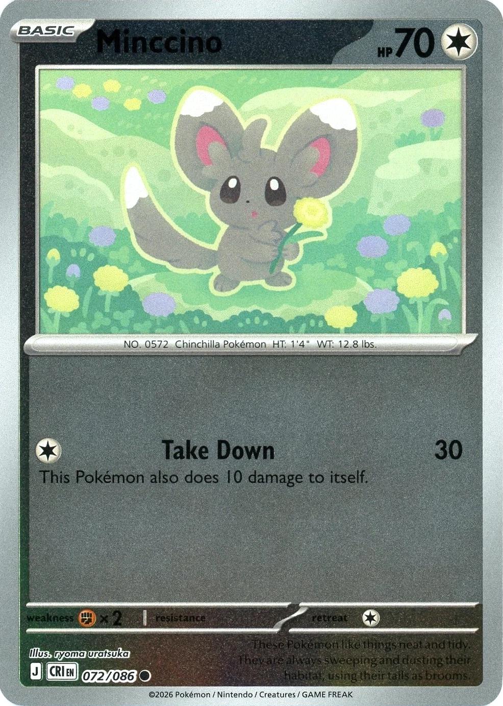 Minccino 72/86 Chaos Rising