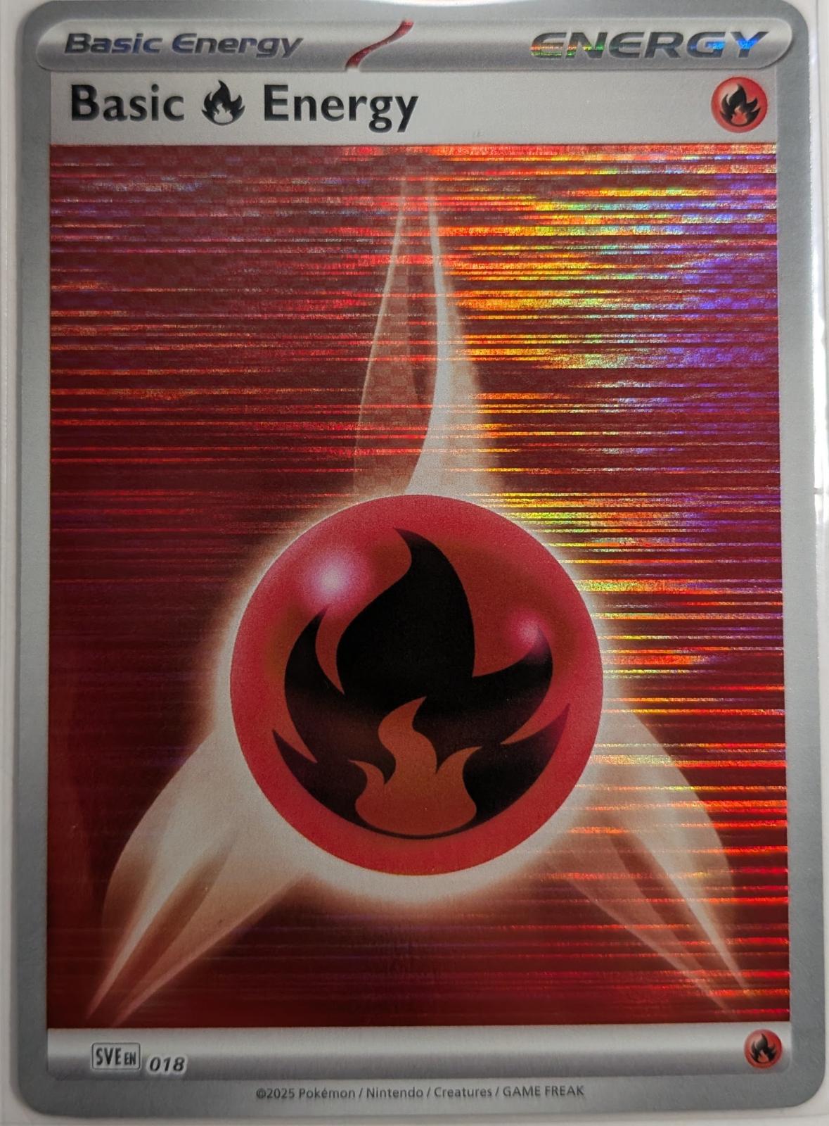 Basic Fire Energy 018/0 Scarlet & Violet Energies