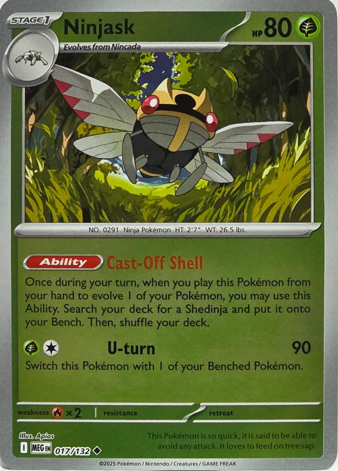 Ninjask 17/132 Mega Evolution