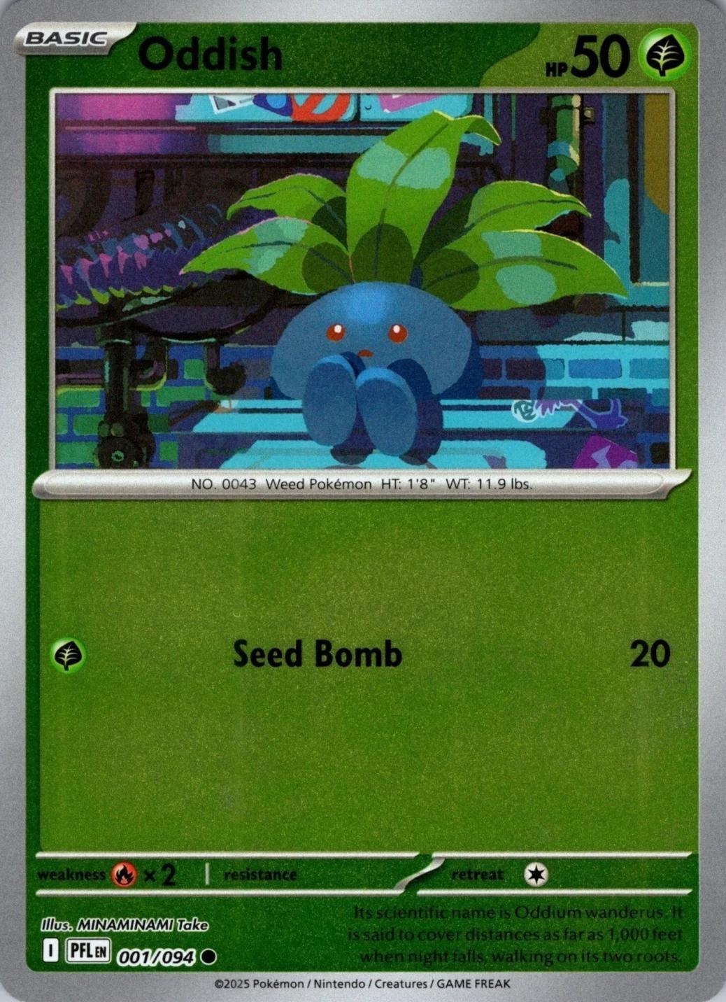 Oddish 1/94 Phantasmal Flames