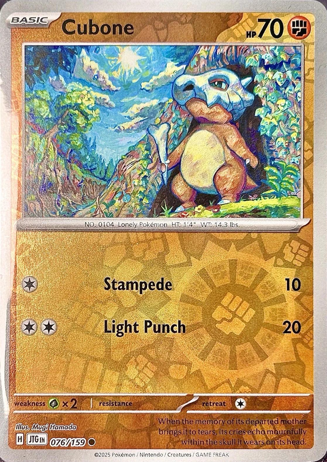 Cubone 76/159 Journey Together