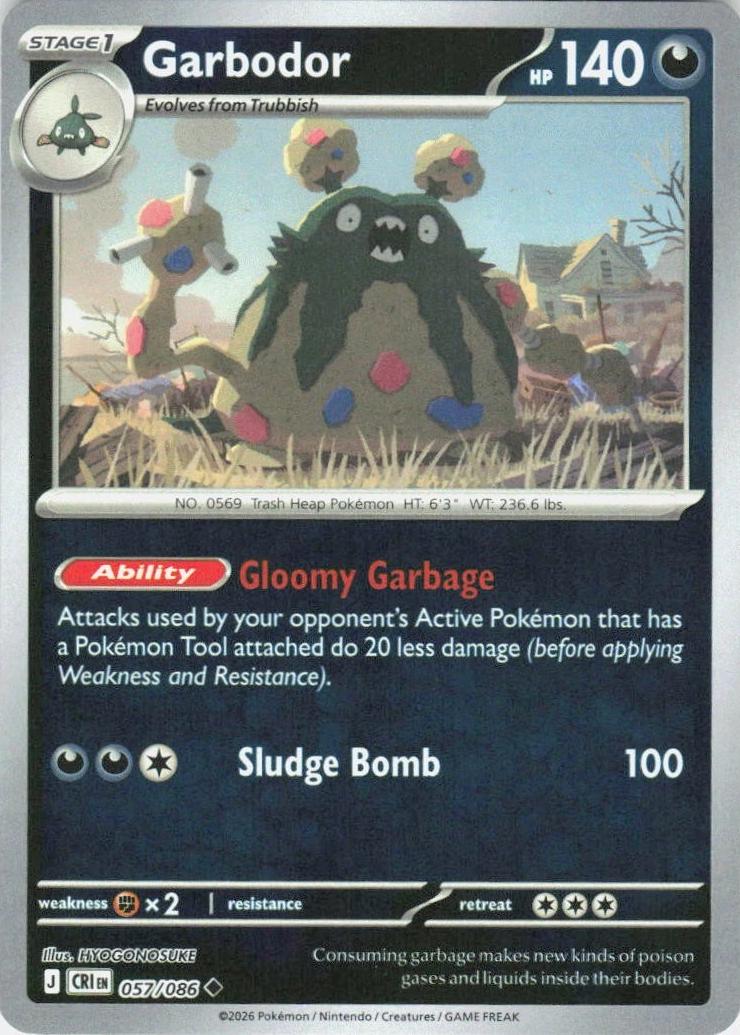 Garbodor 57/86 Chaos Rising