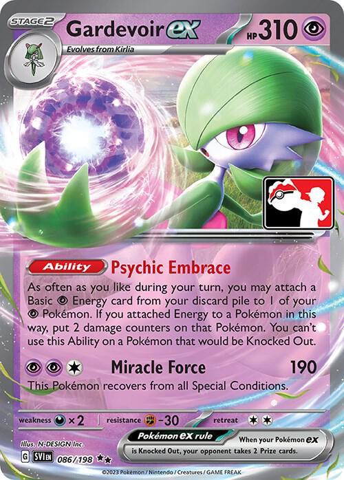 Gardevoir ex 86/198 Scarlet & Violet