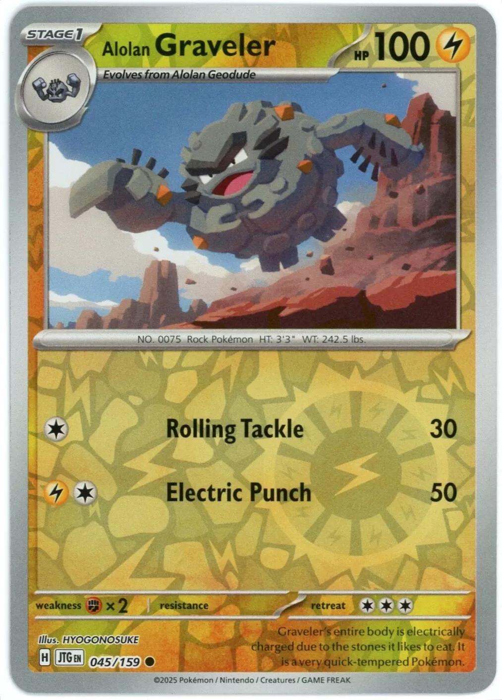 Alolan Graveler 45/159 Journey Together