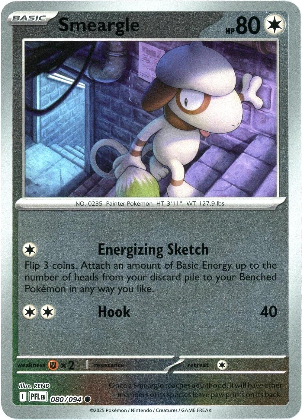 Smeargle 80/94 Phantasmal Flames
