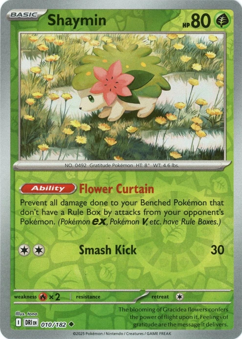 Shaymin 10/182 Destined Rivals