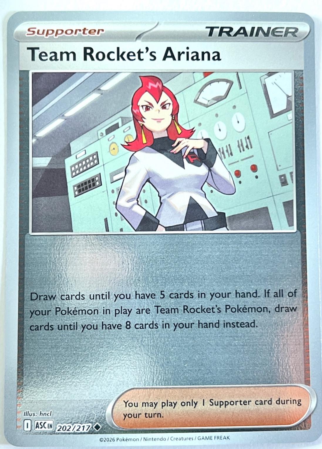 Team Rocket's Ariana 202/217 Ascended Heroes
