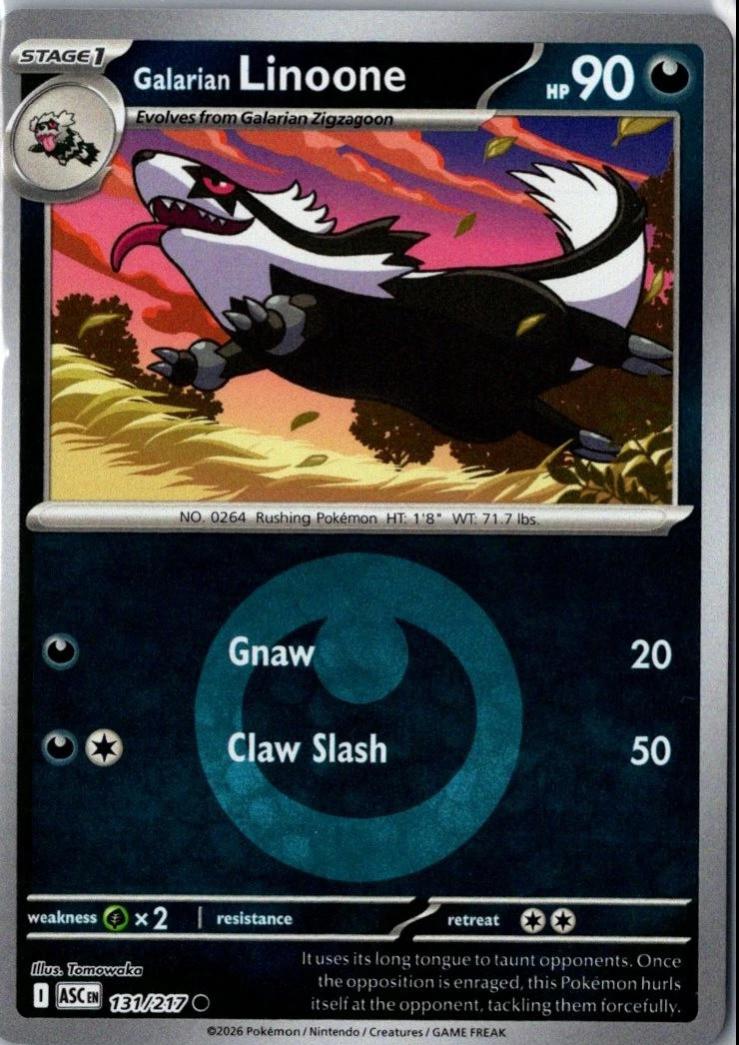 Galarian Linoone 131/217 Ascended Heroes