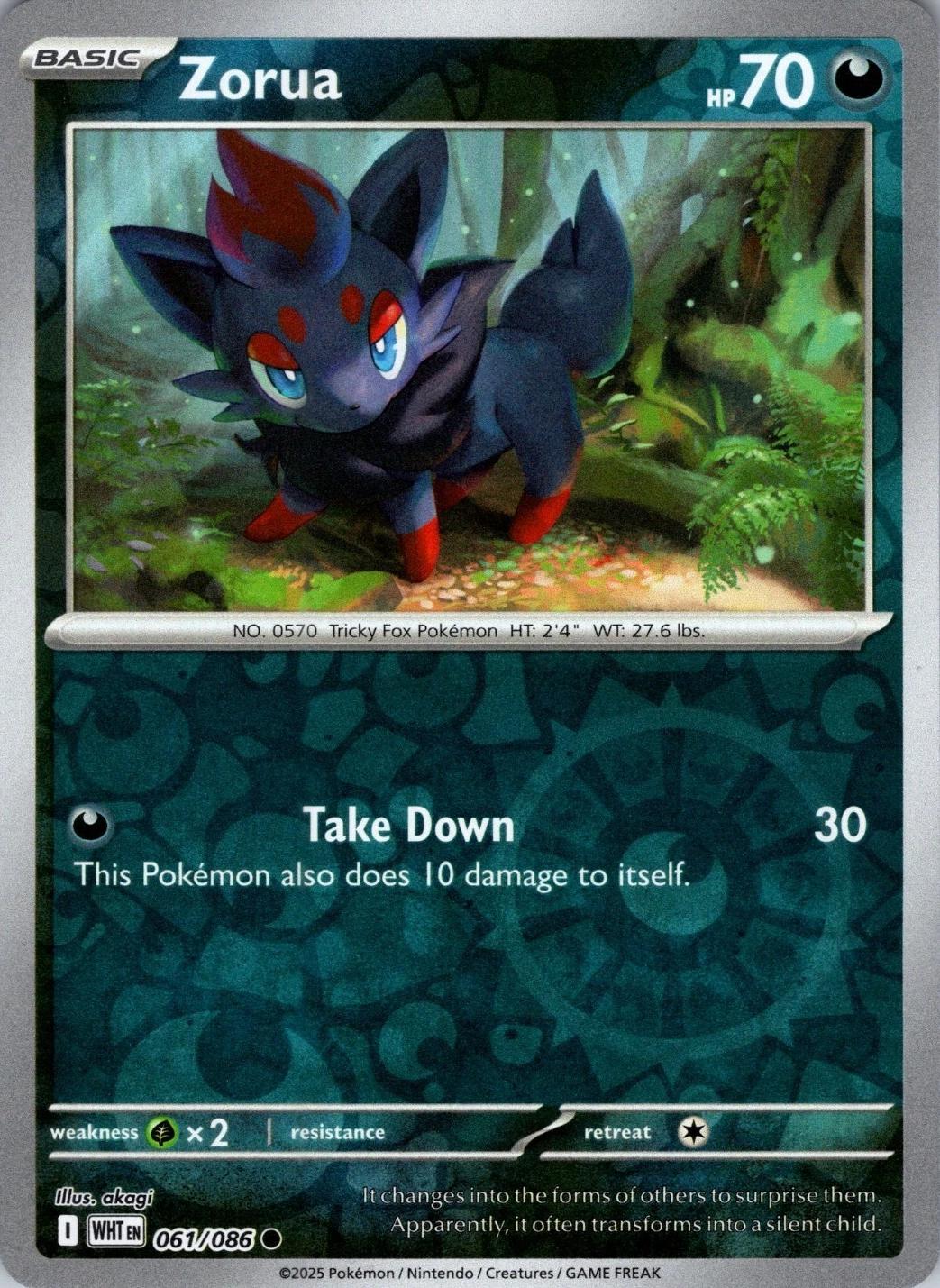 Zorua 61/86 White Flare
