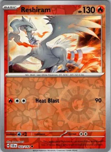 Reshiram 22/142 Stellar Crown