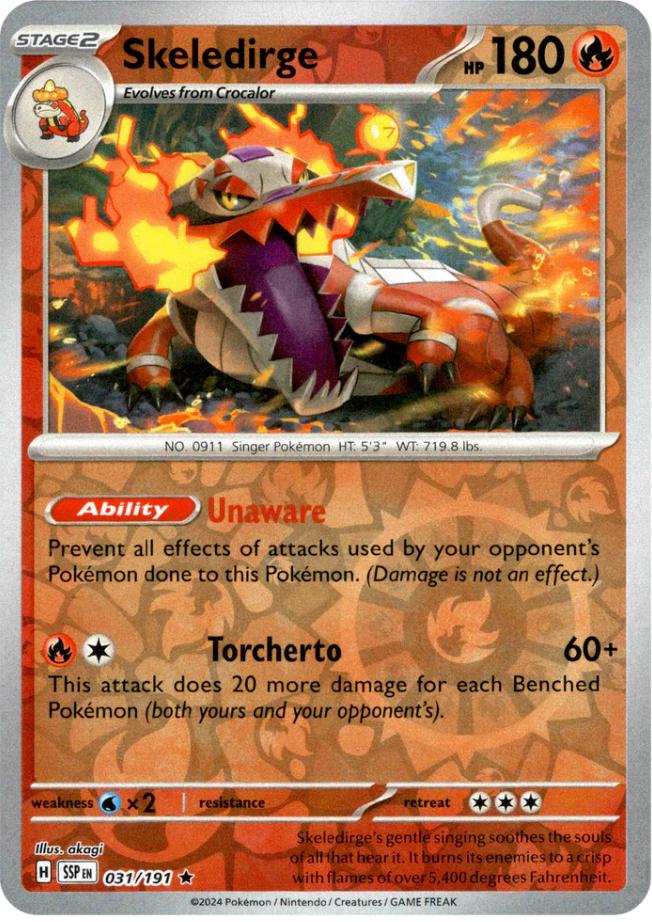Skeledirge 31/191 Surging Sparks