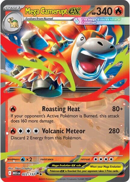 Mega Camerupt ex 22/132 Mega Evolution