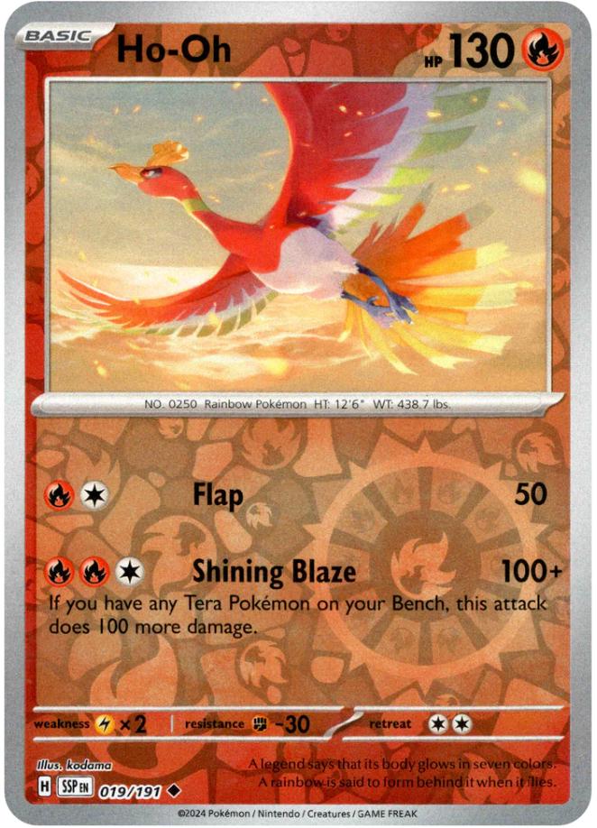 Ho-Oh 19/191 Surging Sparks