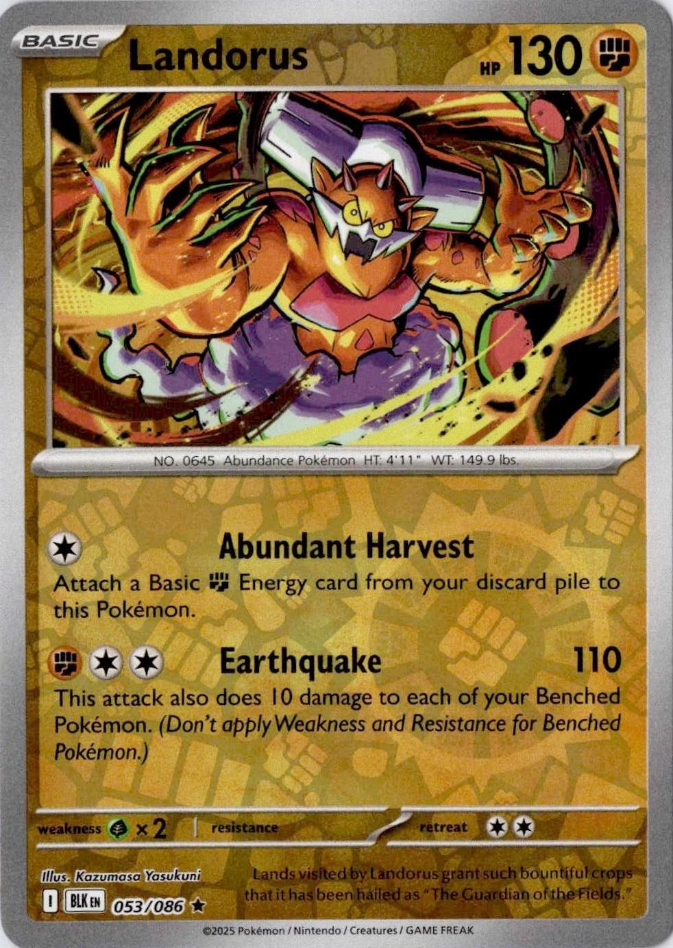 Landorus 53/86 Black Bolt