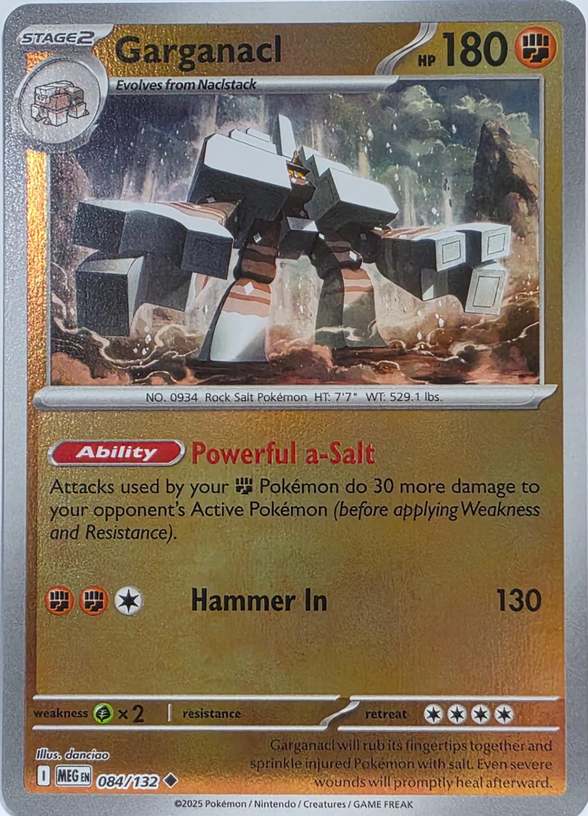 Garganacl 84/132 Mega Evolution
