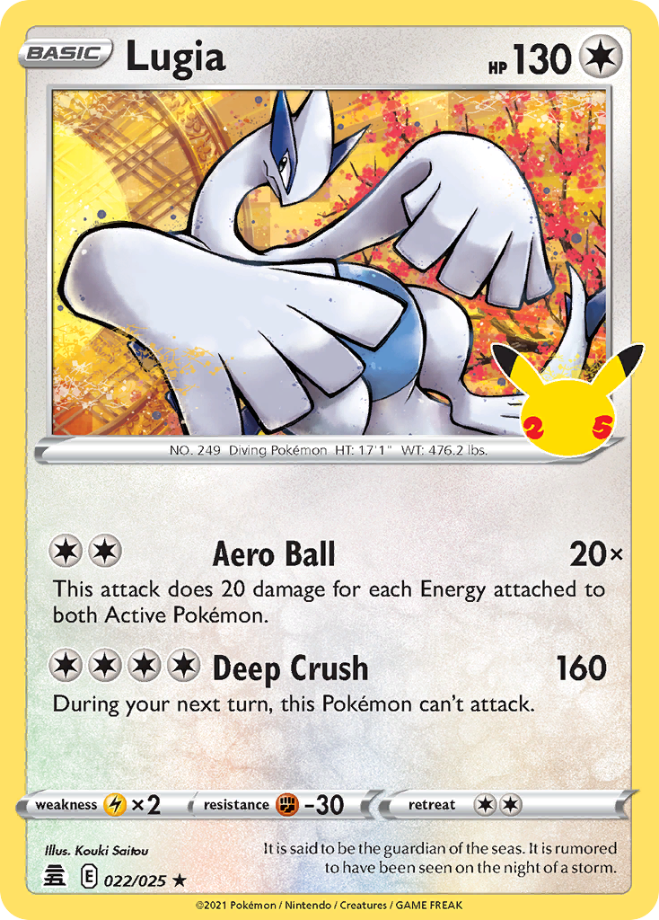 Lugia 22/25 Celebrations