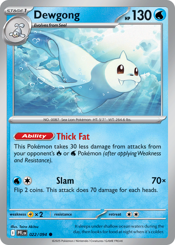 Dewgong 22/94 Phantasmal Flames