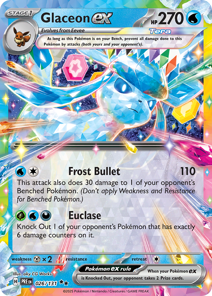 Glaceon ex 26/131 Prismatic Evolutions