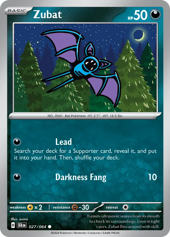 Zubat 27/64 Shrouded Fable
