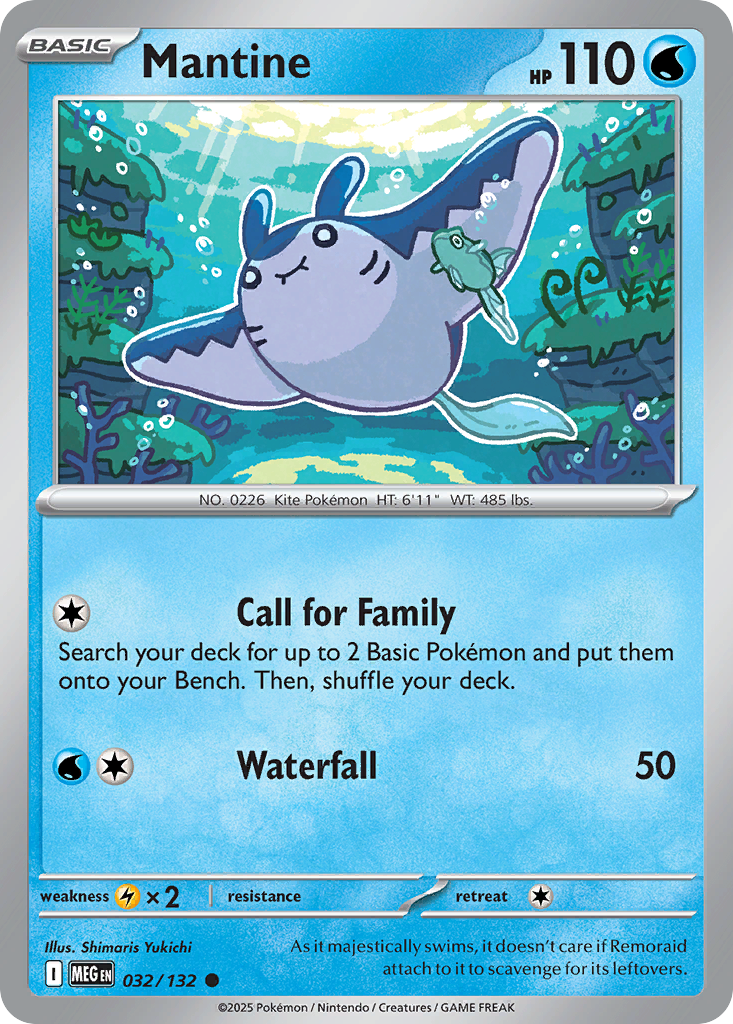 Mantine 32/132 Mega Evolution