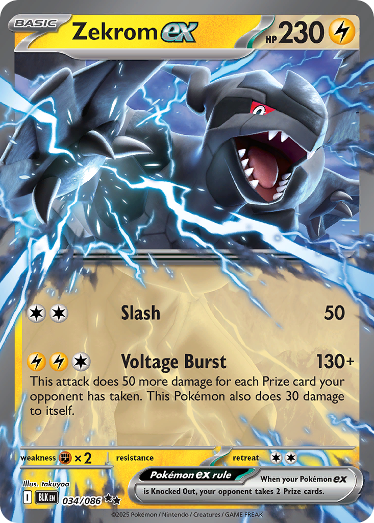 Zekrom ex 34/86 Black Bolt