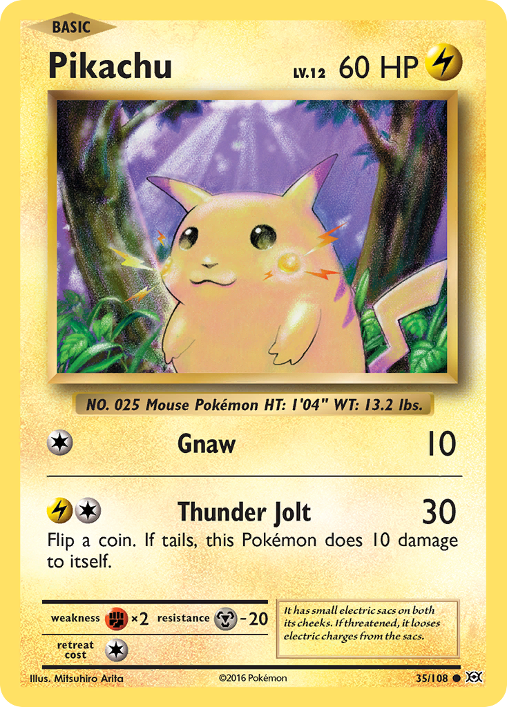 Pikachu 35/108 Evolutions