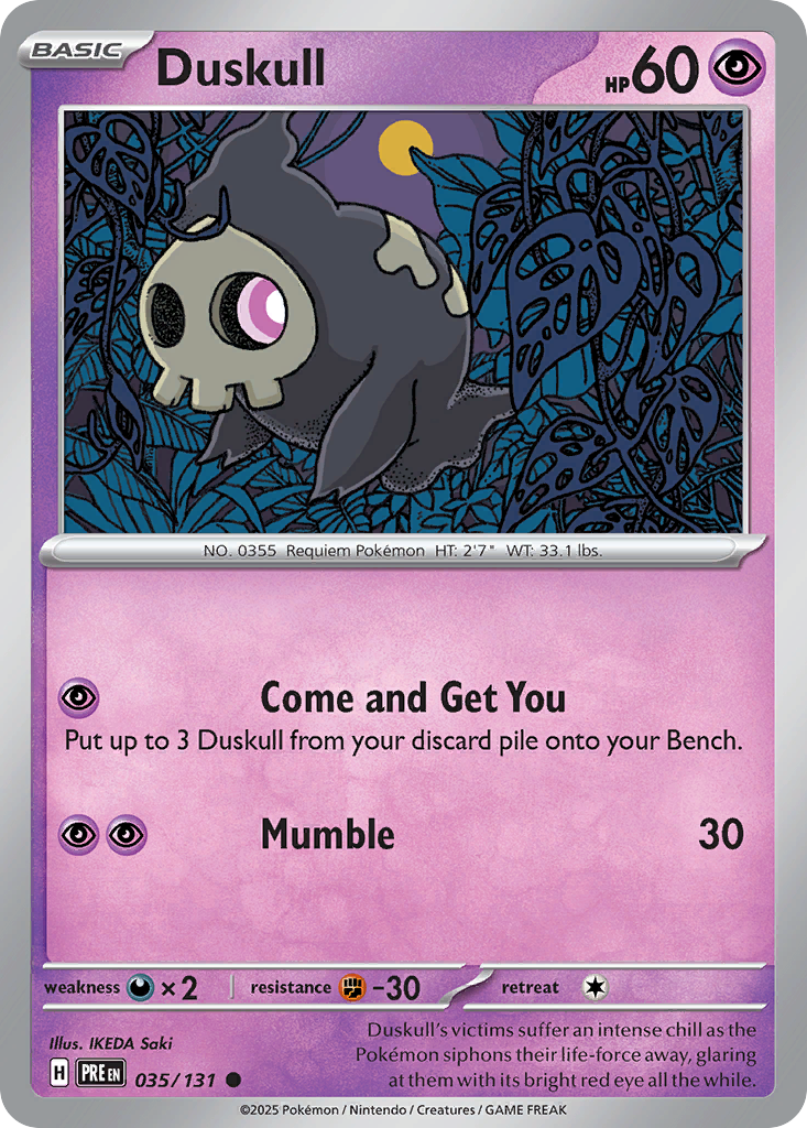 Duskull 35/131 Prismatic Evolutions