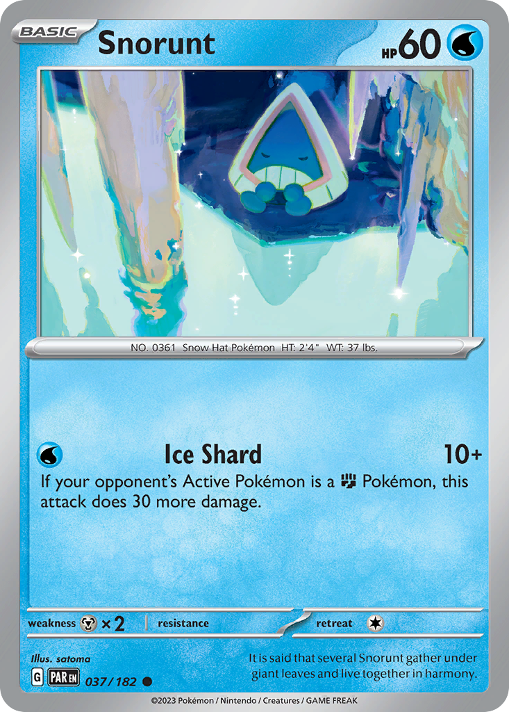 Snorunt 37/182 Paradox Rift