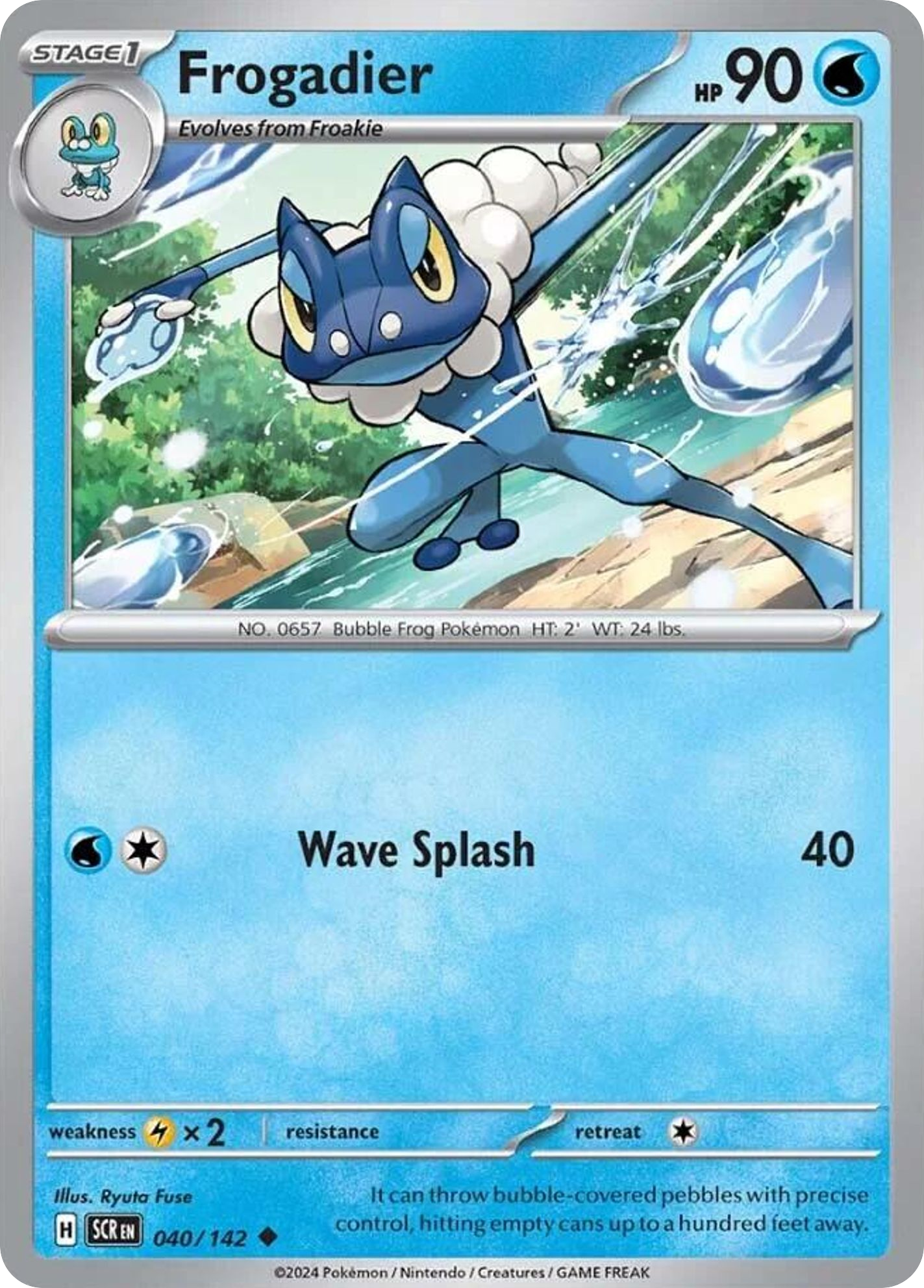 Frogadier 40/142 Stellar Crown