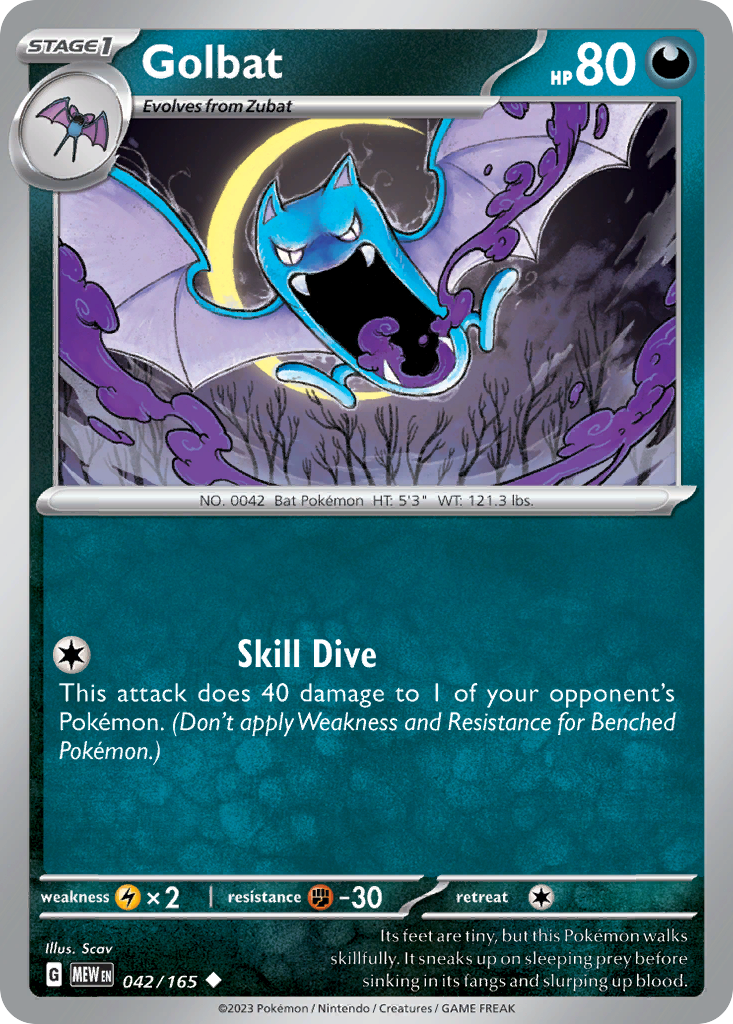 Golbat 42/165 151