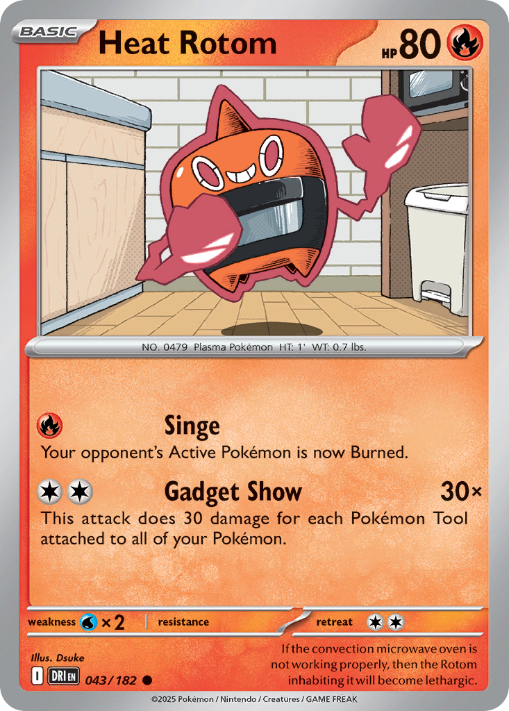 Heat Rotom 43/182 Destined Rivals