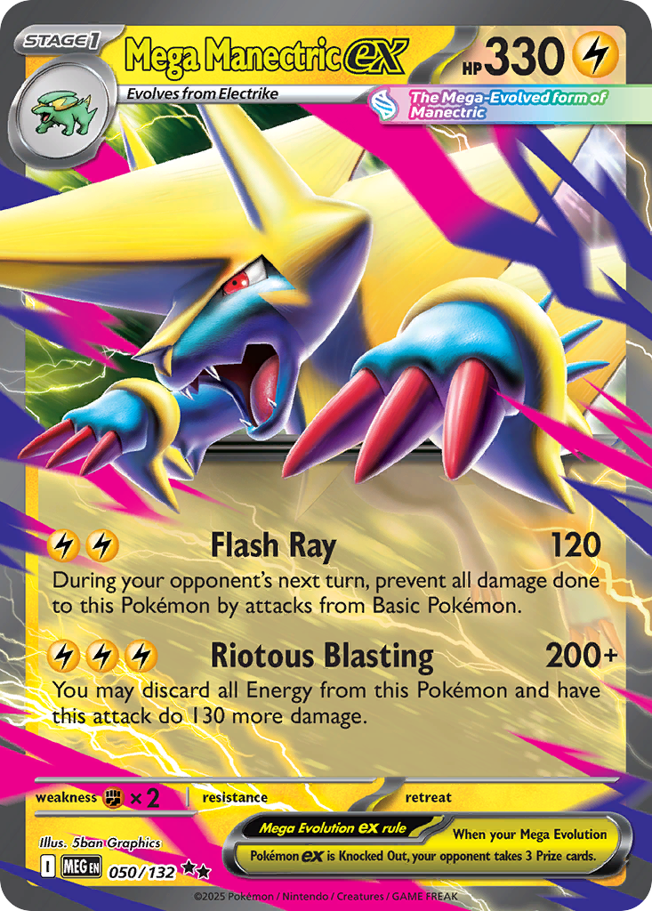 Mega Manectric ex 50/132 Mega Evolution