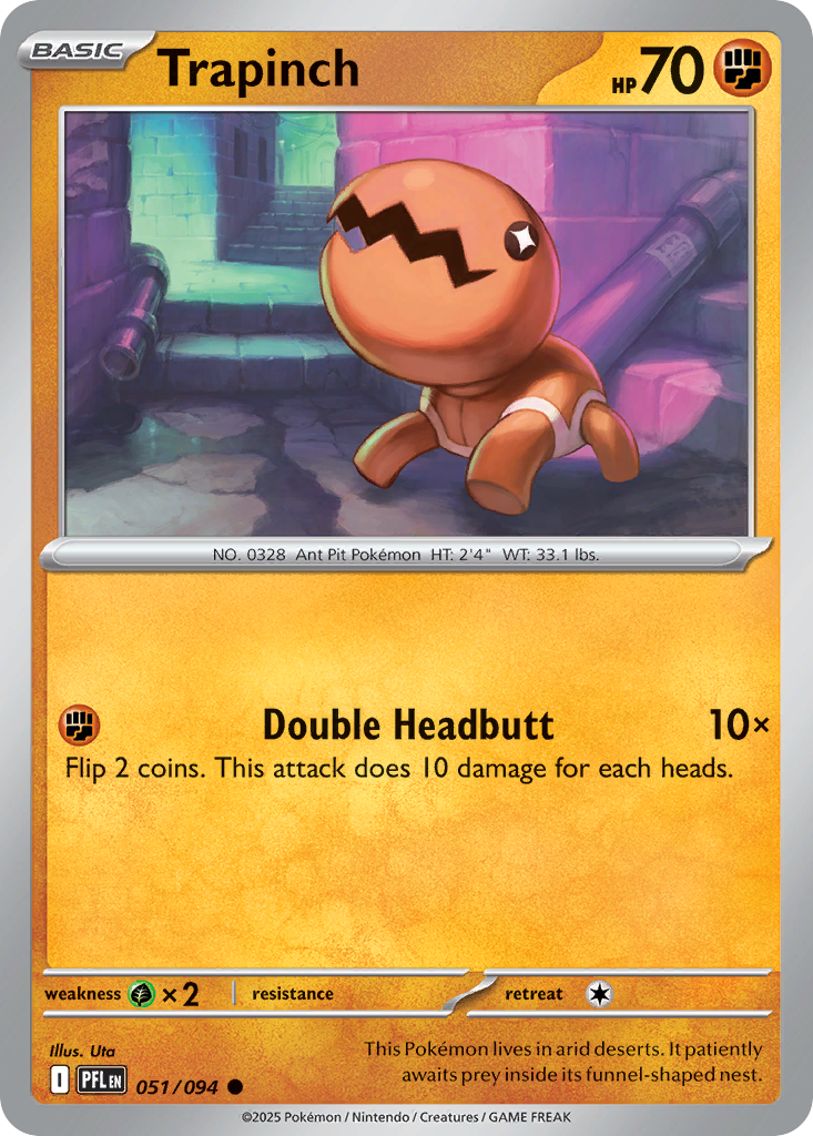 Trapinch 51/94 Phantasmal Flames