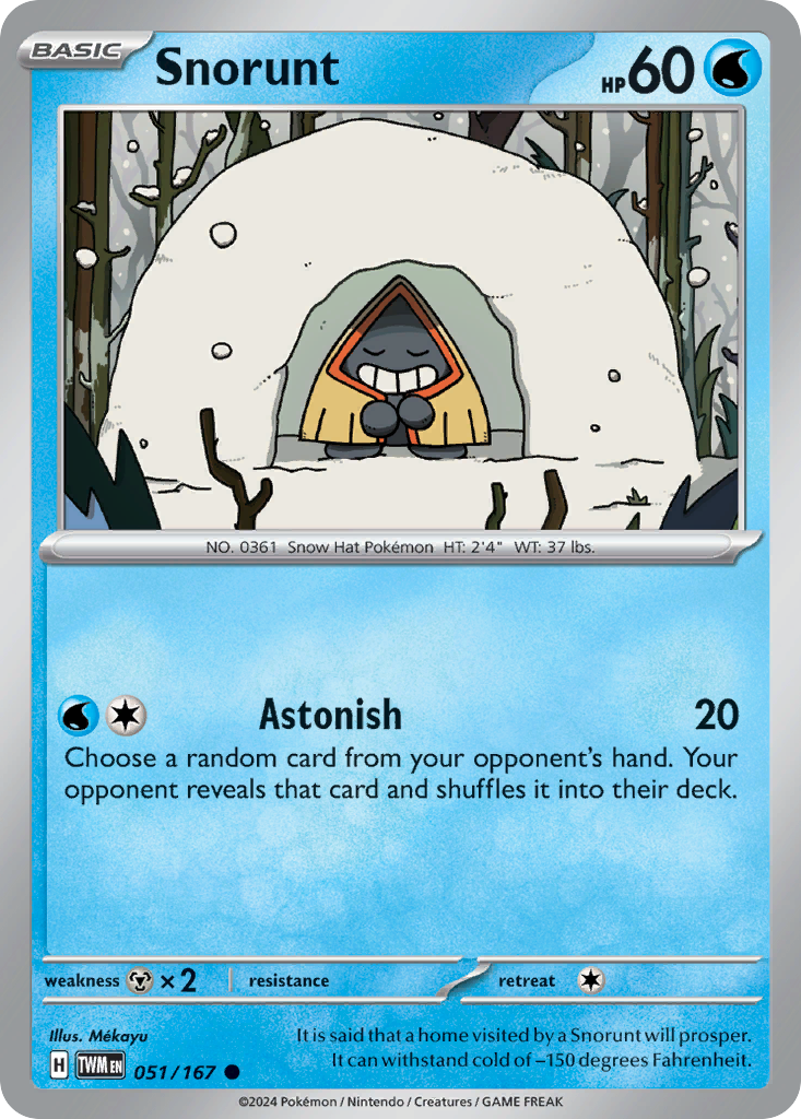 Snorunt 51/167 Twilight Masquerade