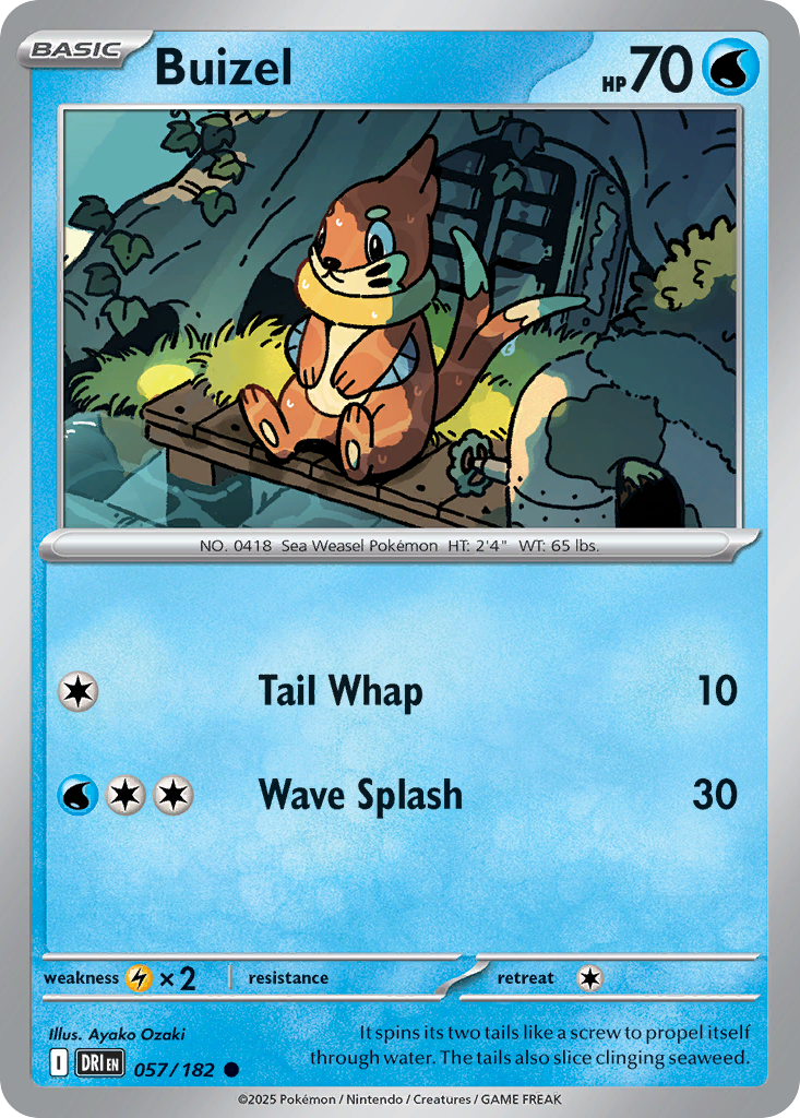 Buizel 57/182 Destined Rivals
