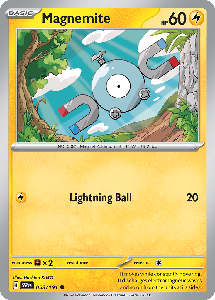 Magnemite 58/191 Surging Sparks