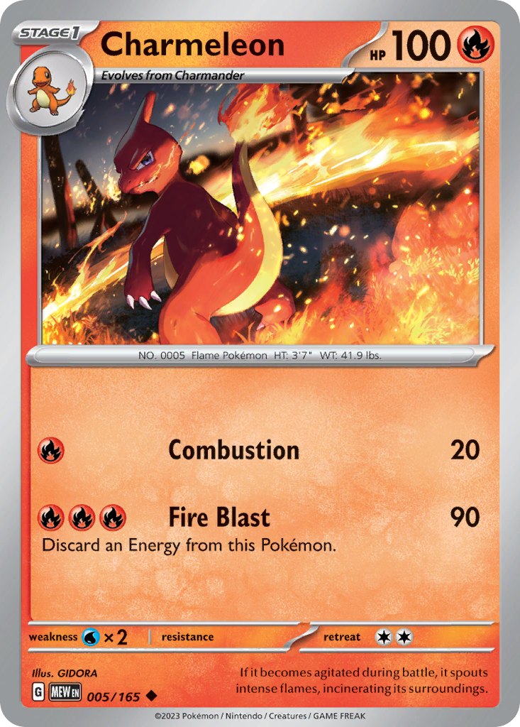 Charmeleon 5/165 151