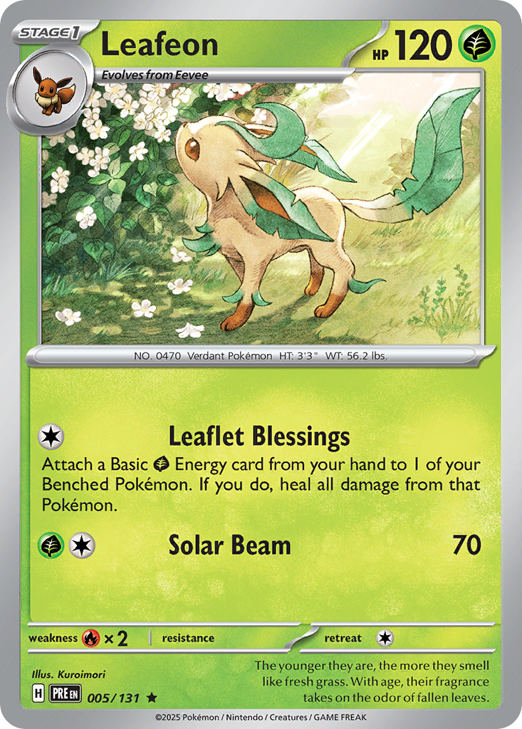 Leafeon 5/131 Prismatic Evolutions