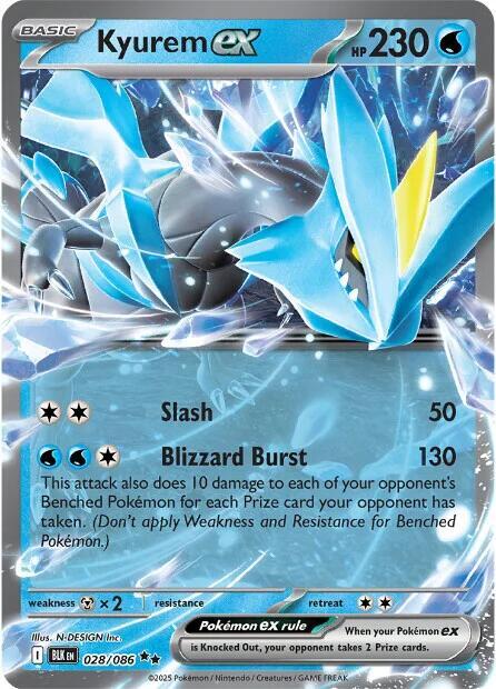 Kyurem ex 028/86 Black Bolt