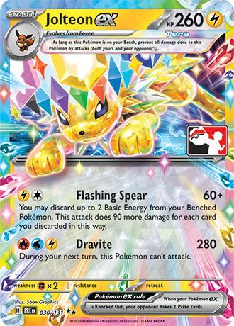 Jolteon ex 30/131 Prismatic Evolutions