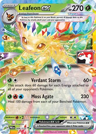 Leafeon ex 006/131 Prismatic Evolutions