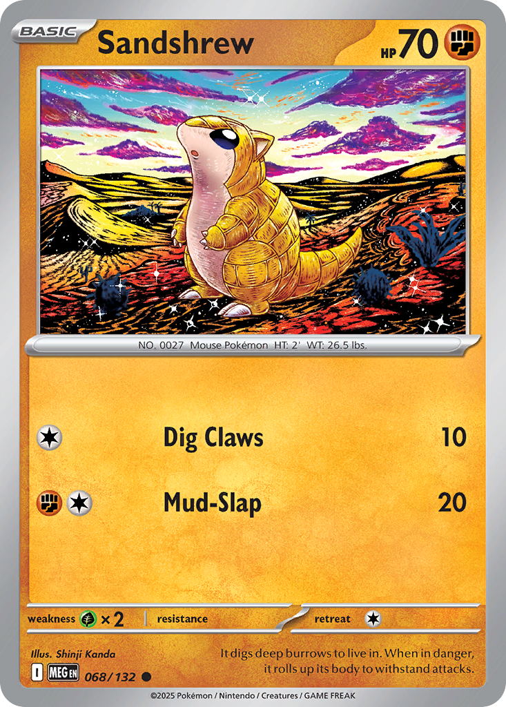 Sandshrew 68/132 Mega Evolution