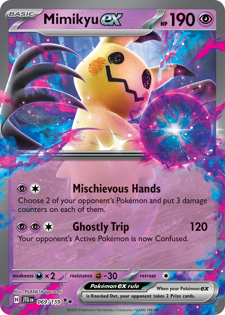 Mimikyu ex 69/159 Journey Together