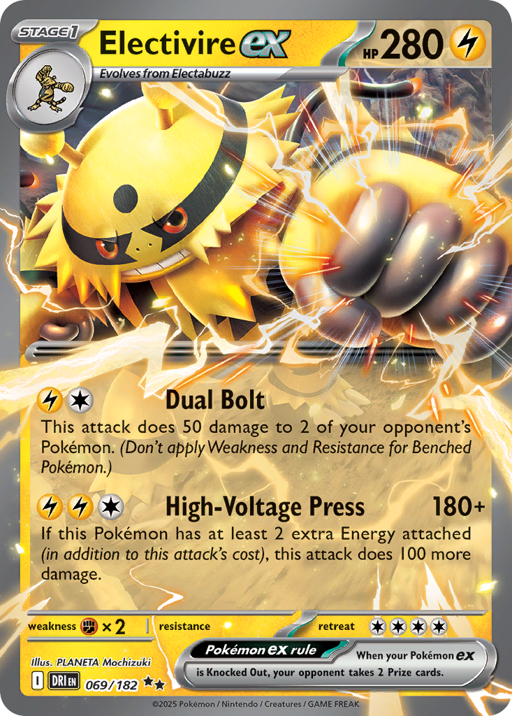 Electivire ex 69/182 Destined Rivals
