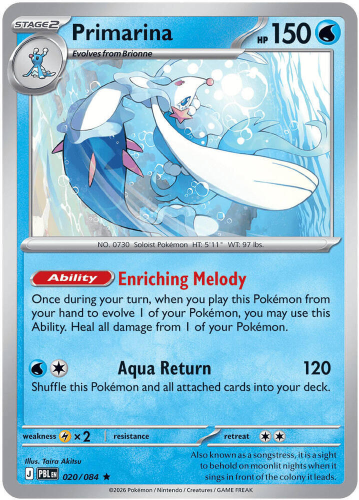 Primarina 20/84 Pitch Black