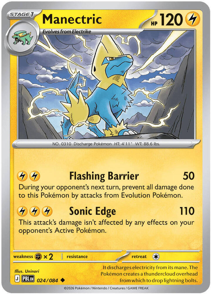 Manectric 24/84 Pitch Black