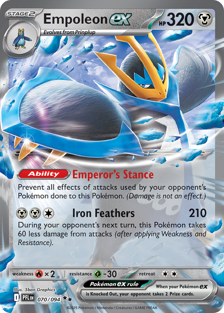Empoleon ex 70/94 Phantasmal Flames