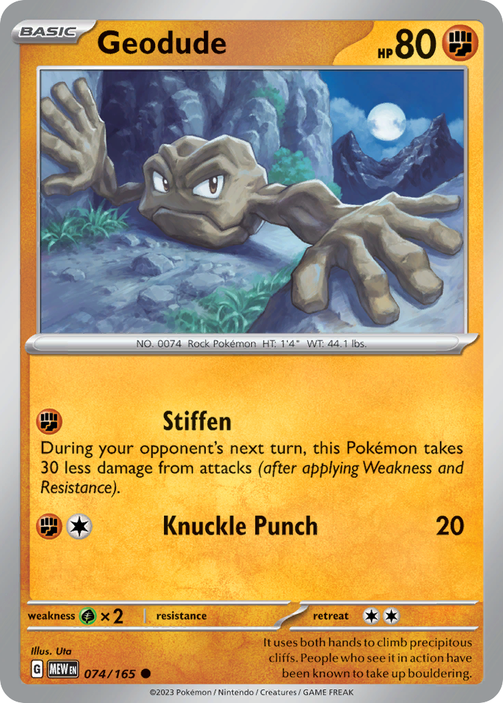 Geodude 74/165 151